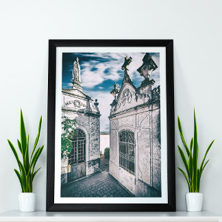 Foto Túmulos num cemitério católico do Crato, Portalegr