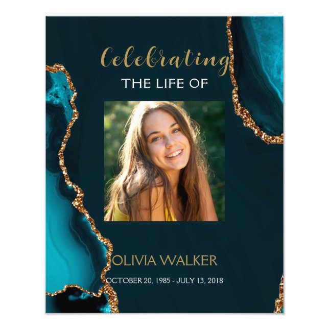 Foto Turquesa e Dourada Greenerescência - Sinal de Boas (Frente)