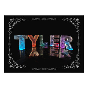 Foto Tyler - o Tyler conhecido em 3D ilumina-se (a