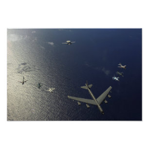 Foto Um avião da força aérea de E.U.B-52 Stratofortr