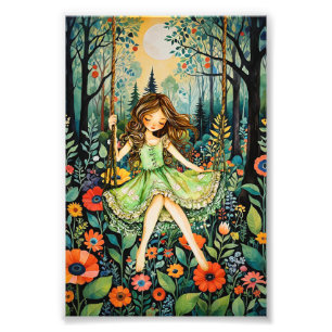 Foto Um balanço na natureza persegue os Blues