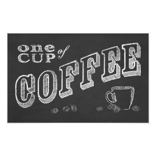 Foto um café CHALK ART