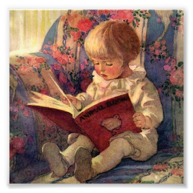 Foto “Um Canto Tranquilo” por Jessie Willcox Smith (Frente)