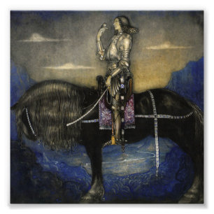 Foto “Um Cavaleiro Cavalgou”Aquarela de John Bauer