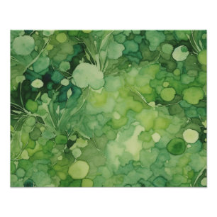 Foto Um estudo de aquarela em Emerald e Jade