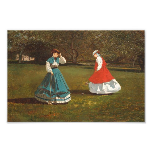 Foto Um Jogo de Croquet (Frente)