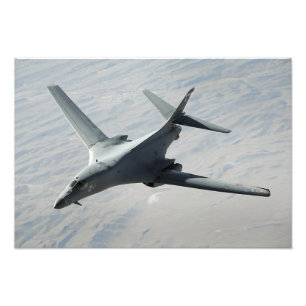 Foto Um lanceiro da força aérea de E.U.B-1B em uma
