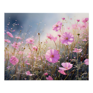 Foto Um mar de Cosmos Rosa