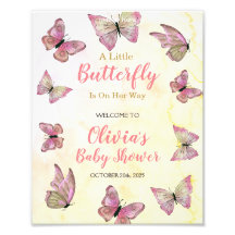 Um pequeno sinal de boas-vindas ao Chá de fraldas