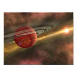 Foto Um possível planeta novo