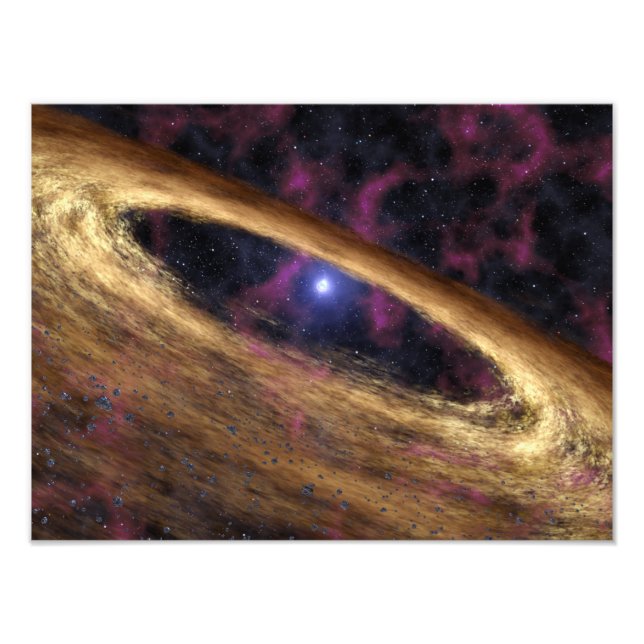 Foto Um tipo de estrela morto chamada pulsar (Frente)