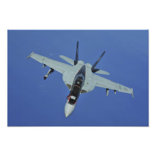 Foto Um zangão super do marinho F/A-18F dos E.U. em v