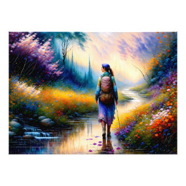 Foto Uma caminhada na obra de arte das florestas