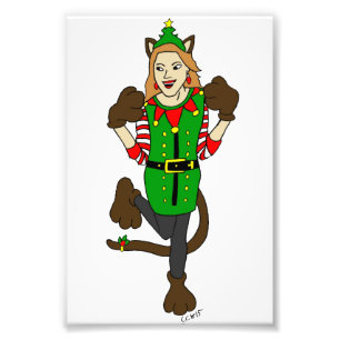 Foto uma catalhadora de Natal