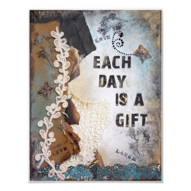 Foto Uma Citação De Palavras Inspiradora A Cada Dia É U (Frente)