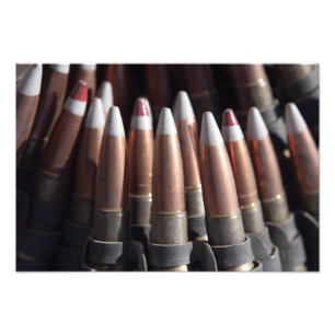 Foto Uma mistura uniforme de quatro balas para um marca