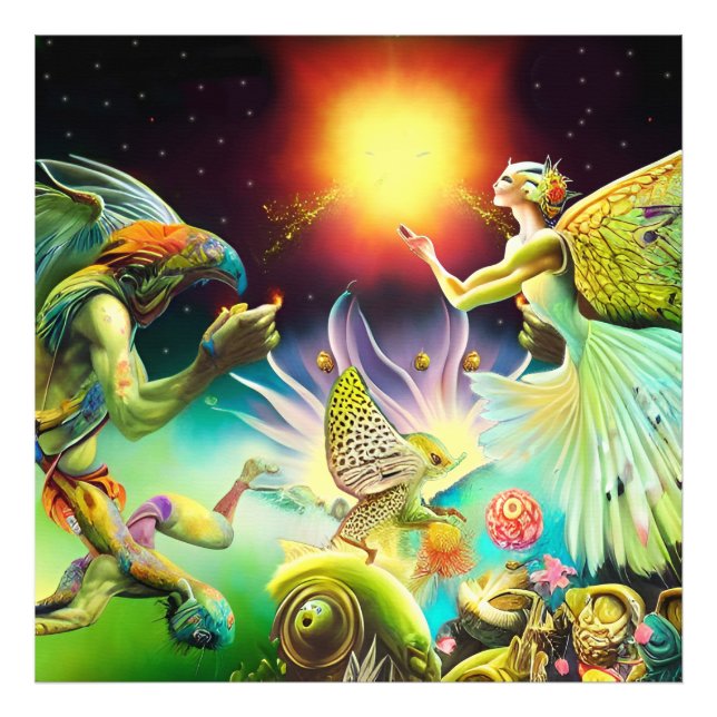 Foto Uma Pintura a Óleo de Recompensa (Frente)