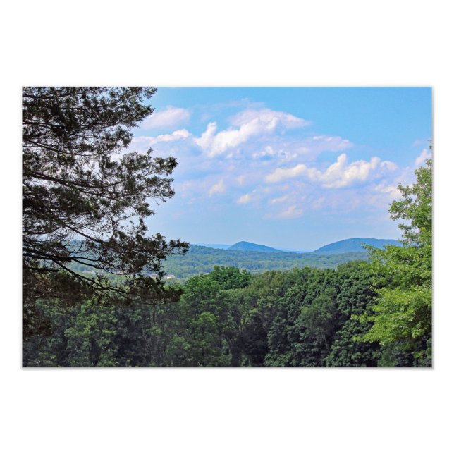 Foto Uma Visão Do Topo Da Montanha (Frente)