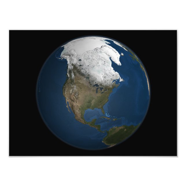 Foto Uma visão global sobre a América do Norte (Frente)