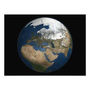 Foto Uma vista global sobre Europa e Escandinávia