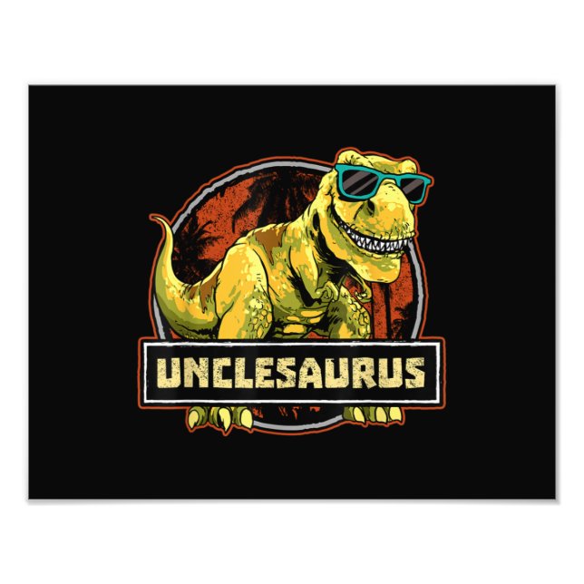 Foto Unclesaurus T rex Tio Saurus Dinossaur (Frente)