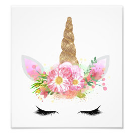 Foto Unicorn Girls Nursery Art Impressão