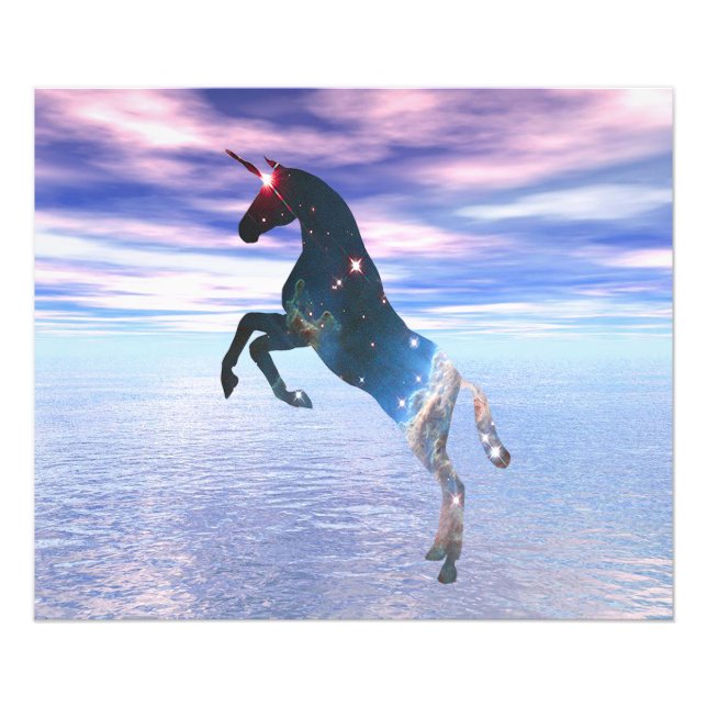 Foto Unicórnio das estrelas (Frente)