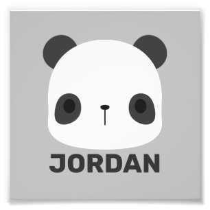 Foto Urso Panda Bonito com Nome Personalizado