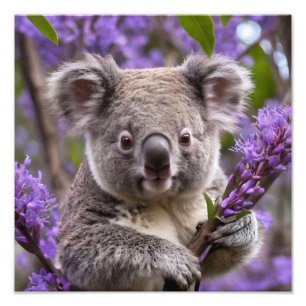 Foto Urso Purple Jacaranda Koala