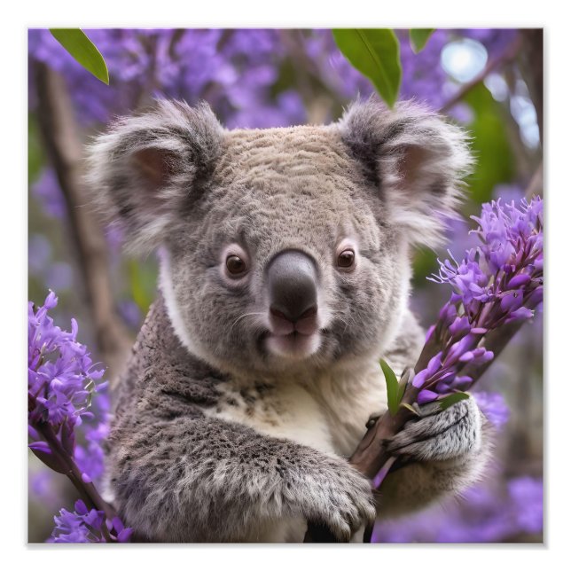 Foto Urso Purple Jacaranda Koala (Frente)