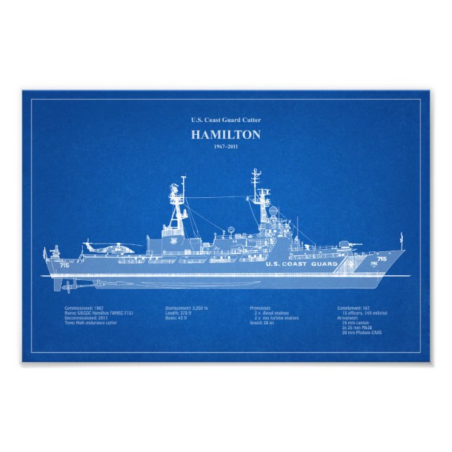 Foto USCG Cutter Hamilton whec-715 - ABD (Frente)