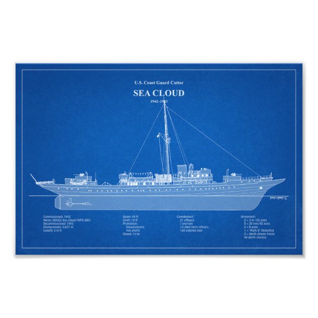 Foto USCG Cutter Sea Cloud wpg-284 - ABD (Frente)