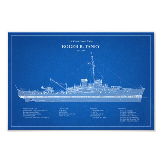 Foto USCG Roger B. Taney whec-37 – EUA (Frente)