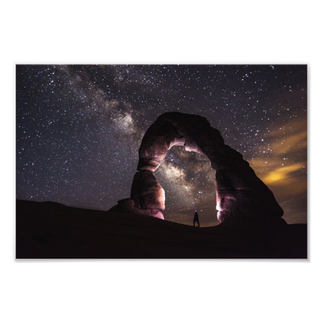 Foto Utah Delicate Arch - estrelas da noite leiteiras (Frente)