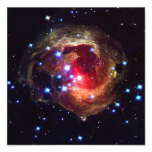 Foto V838 Monocerotis Star (Telescópio Hubble)