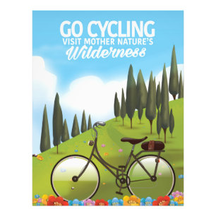 Foto Vá de Ciclismo "Visite a Natureza Selvagem da Mãe