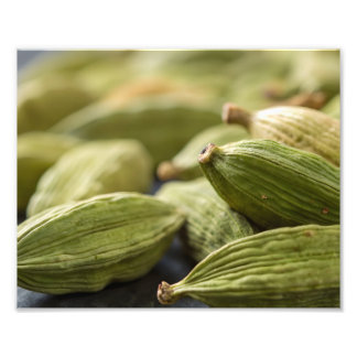 Foto Vagens de Cardamomo Verde Macro Zoom Tempero Aromá