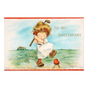 Foto Valentine do golfe excêntrico e kitsch, cerca de 1
