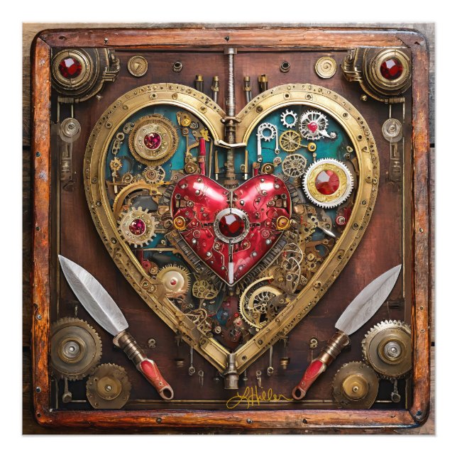 Foto Valentine Guerreiro Steampunk Rubis e Adagas (Frente)
