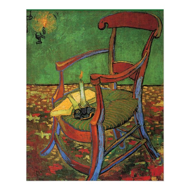 Foto Van Gogh - A Cadeira de Paul Gauguin, (Frente)