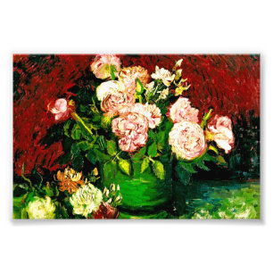 Foto Van Gogh Bowl com Peonies e Rosas