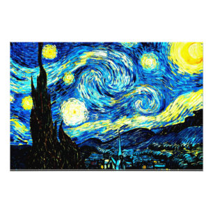 Foto Van Gogh - Noite Estrelada