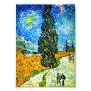 Foto Van Gogh Road com Cypress e Star