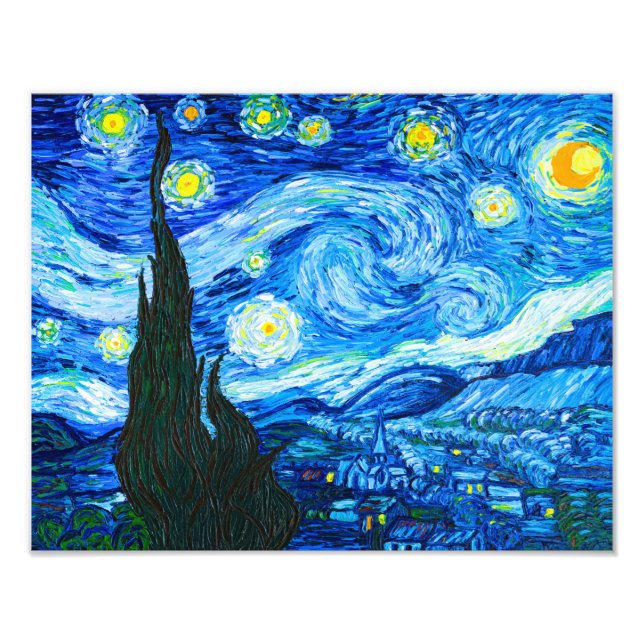 Foto Van Gogh Starry Night (Frente)