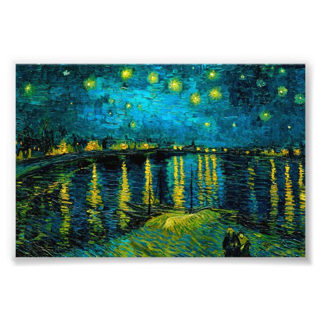Foto Van Gogh Starry Night Over the Rhône (Frente)