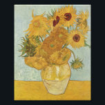 Foto Van Gogh Sunflower<br><div class="desc">Vincent Van Gogh - Vase com 12 Girassóis.</div>