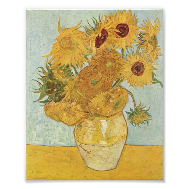 Foto Van Gogh Sunflower (Frente)