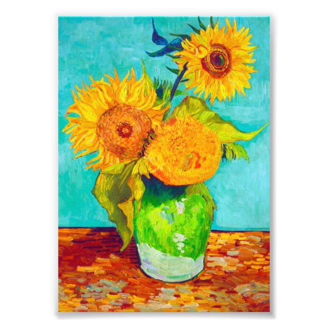 Foto Van Gogh Sunflower (Frente)
