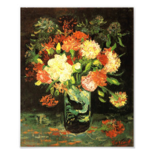 Foto Van Gogh Vase com CarnImpressão