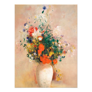 Foto Vase de Flores por Redon Poste-Impressionista